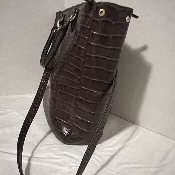 Brown Alligator The Limited Tote Bag - Picture 4 of 13